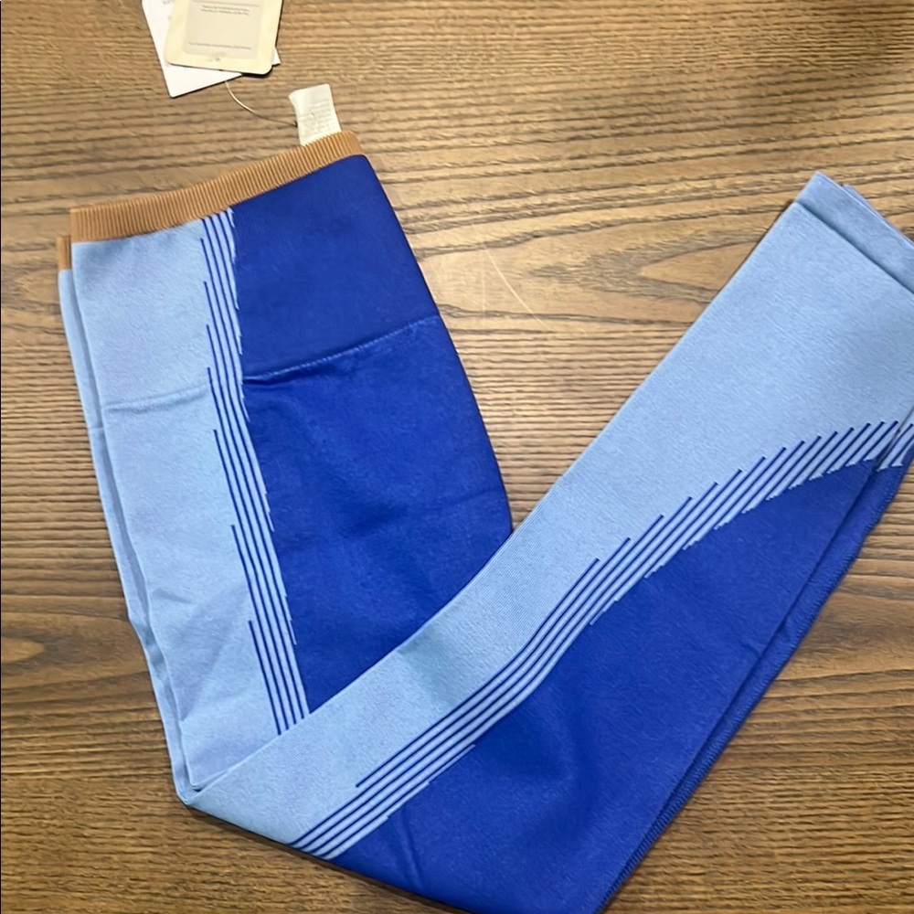 Fabletics Seamless Fusion High-Waisted Pants in Blue